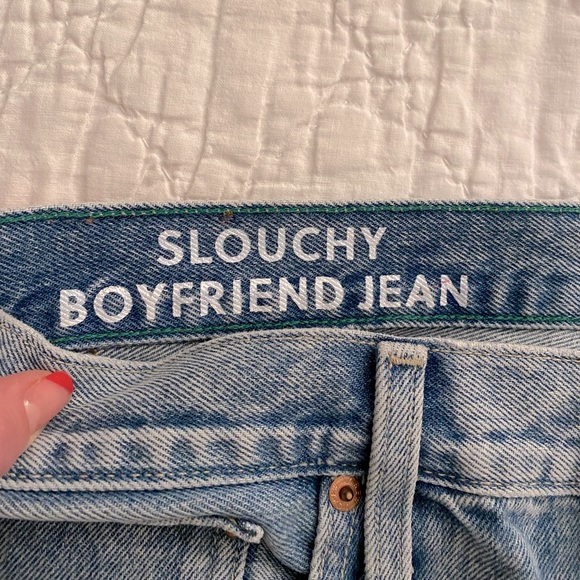 NWT J Crew Slouchy Boyfriend Jean Simsberry Wash AV761 29 Rigid 100% Cotton - Picture 5 of 8